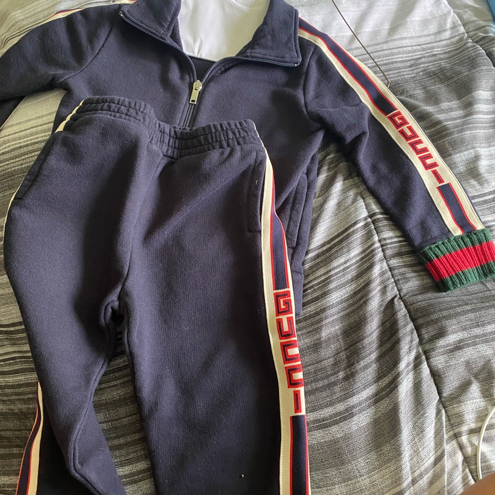 Gucci toddler boy jogger set